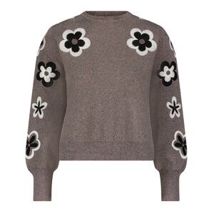 Floral Knit Sweater
